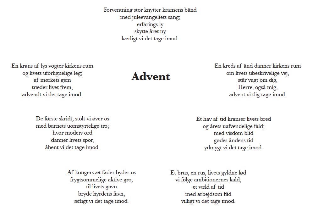 Digtet "Advent"