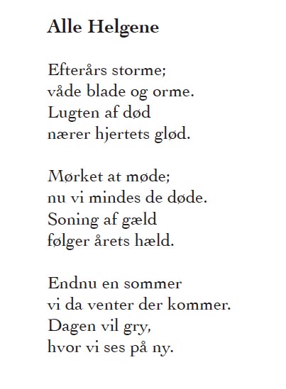 Digtet Alle Helgene