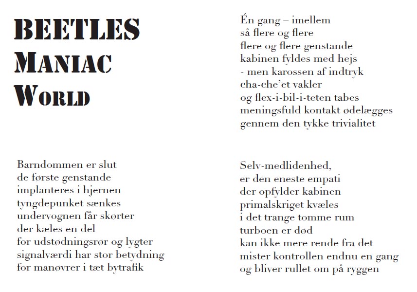 Digtet Beetles Maniac World