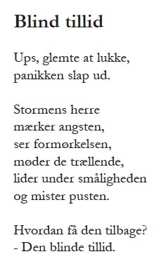 Digtet Blind tillid