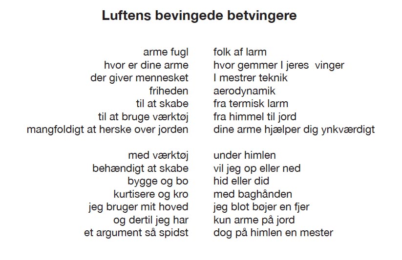 Digtet "lofyens betvingede betvingere"