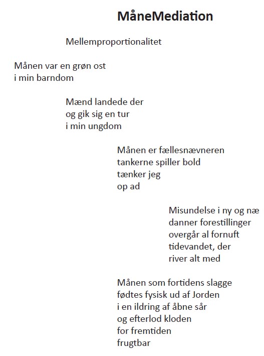 Digtet "MåneMediation"