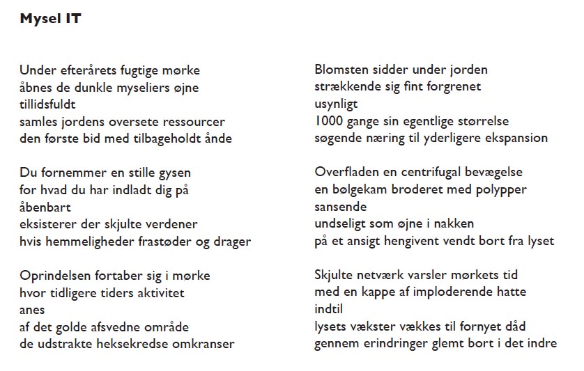 Digtet Mysel IT