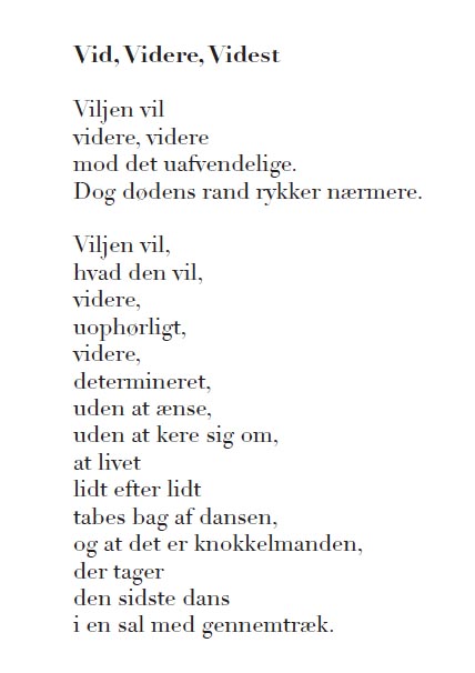 Digtet Vid, videre, videst